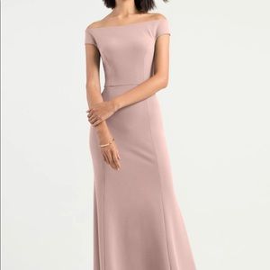 Jenny Yoo Bridesmaid Dress Larson- Whipped Apricot